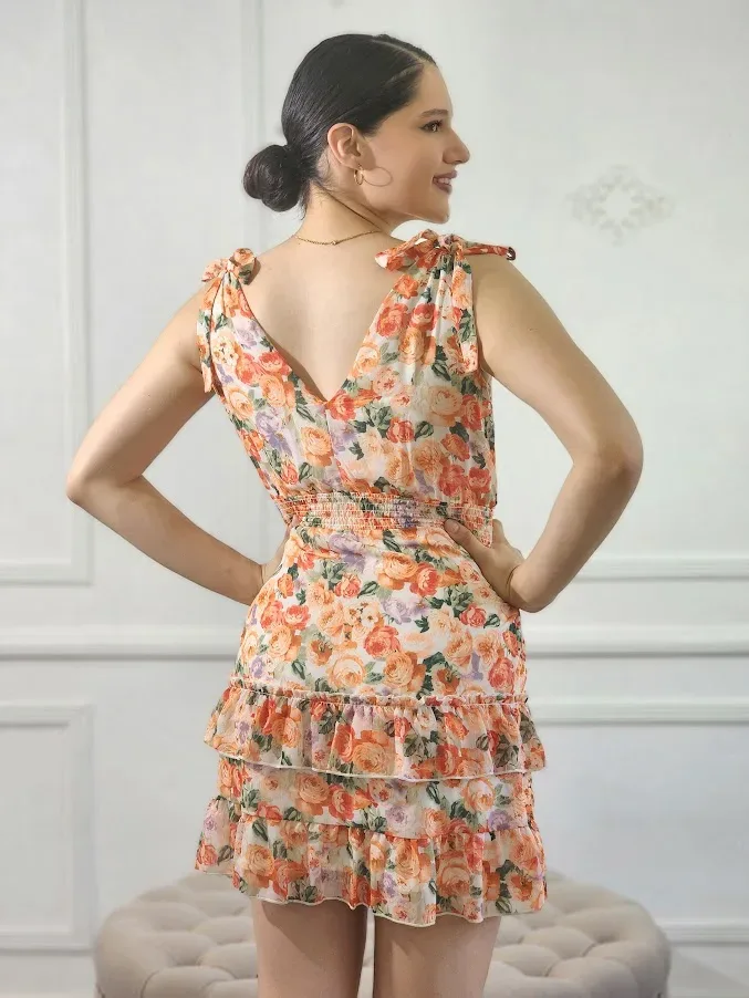 Vestido para dama diseño floral