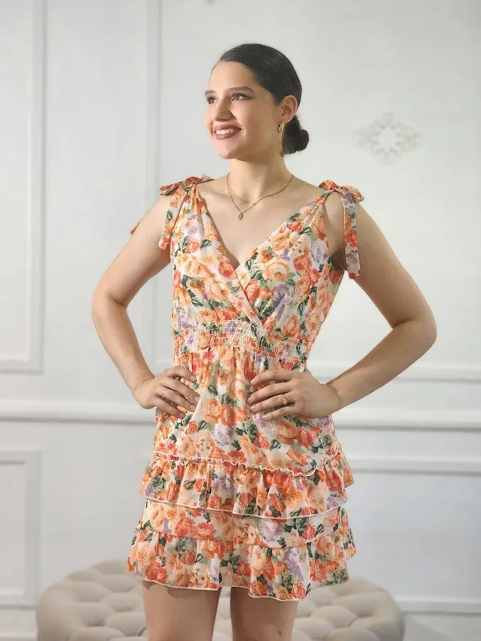 Vestido para dama diseño floral