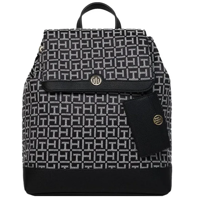 Bolso Tommy Hilfiger para dama color negro y blanco