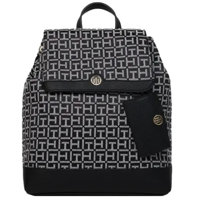 Bolso Tommy Hilfiger para dama color negro y blanco