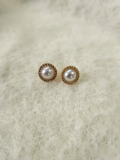 Aretes para dama de fantasía con diseño circular