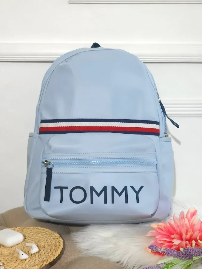 Bolso Tommy Hilfiger para dama color celeste