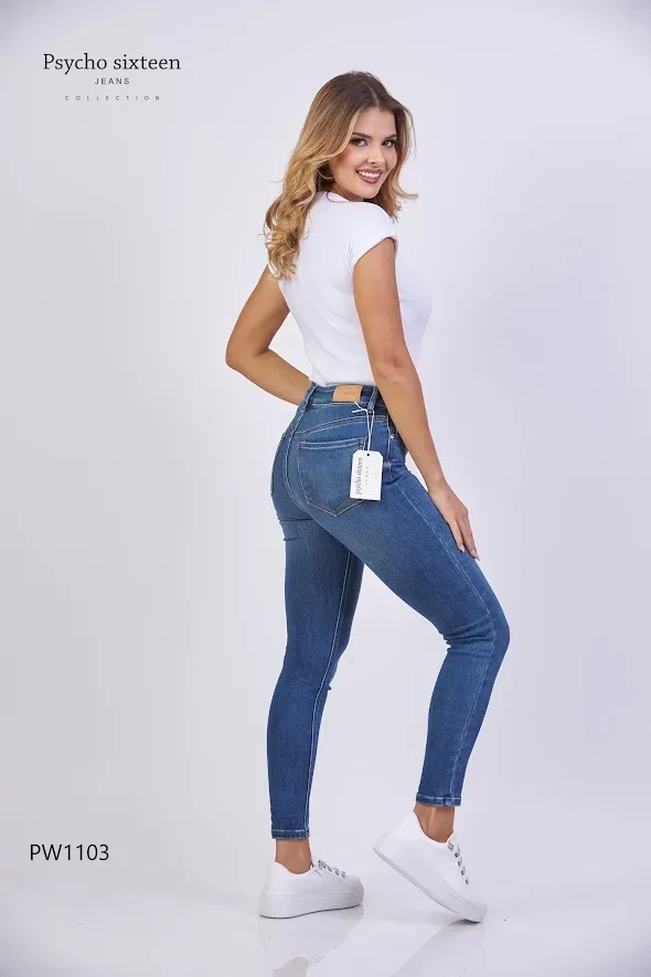 Jeans PSYCHO SIXTEEN para dama Skinny high rise Ankle PW1103