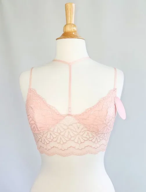 Bralette para dama color rosa