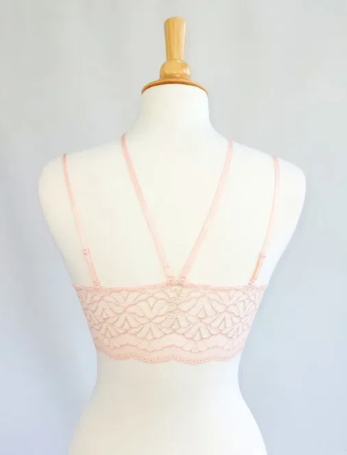 Bralette para dama color rosa
