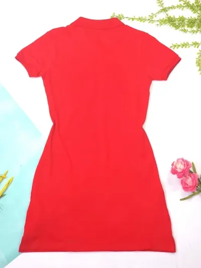 Vestido Cambridge Polo Club para Dama color rojo