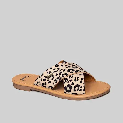 Sandalias Coral para dama color Leopard Carly
