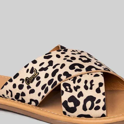 Sandalias Coral para dama color Leopard Carly