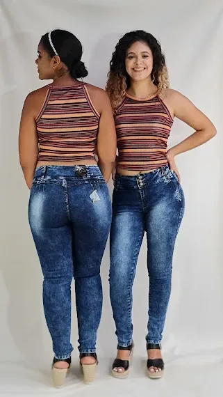Jean para dama color azúl prelavado