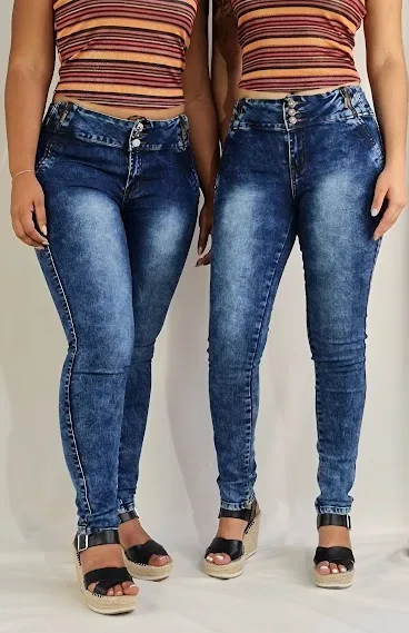 Jean para dama color azúl prelavado