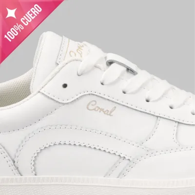 Tenis Coral Emporia 2 ALL WHITE para dama