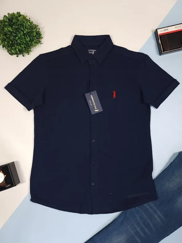 Camiseta Cambrige Polo Clup para caballero color azul