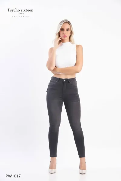 Jeans PSYCHO SIXTEEN para dama mid rise, skinny PW1017