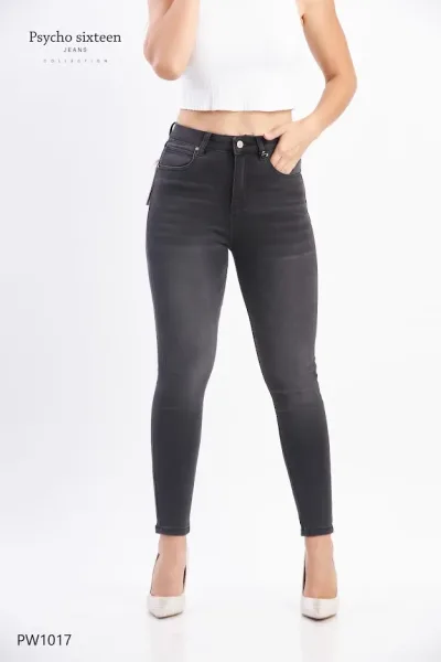 Jeans PSYCHO SIXTEEN para dama mid rise, skinny PW1017