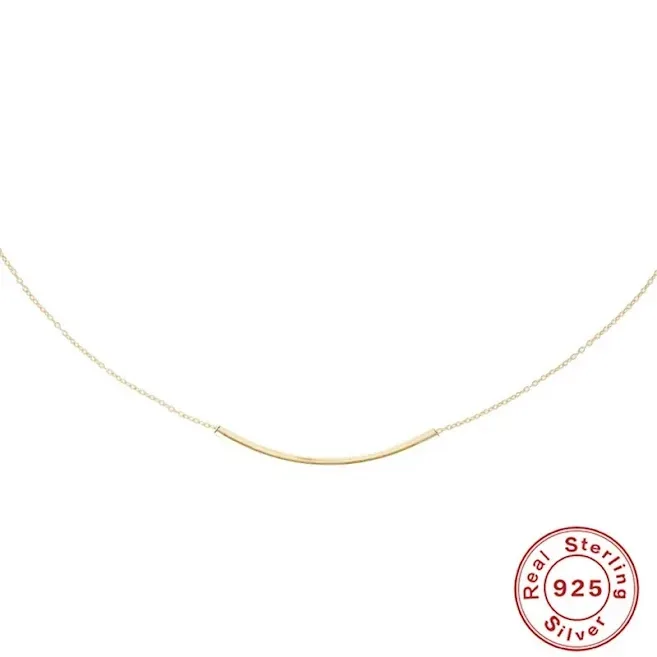 Collar plata 925 para dama color dorado