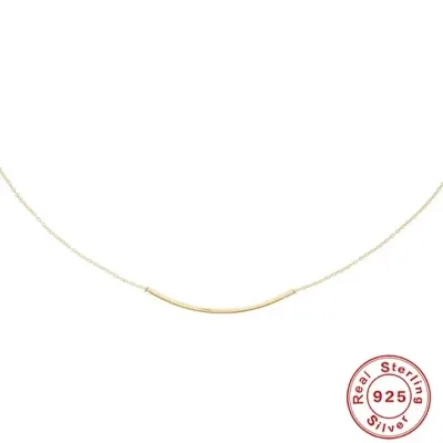 Collar plata 925 para dama color dorado