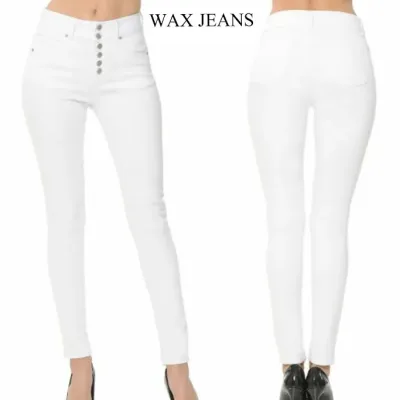Jeans Wax Jeans para dama color blanco
