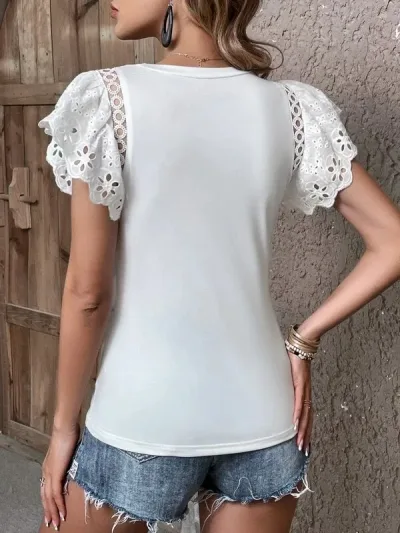 Blusa color blanca para dama