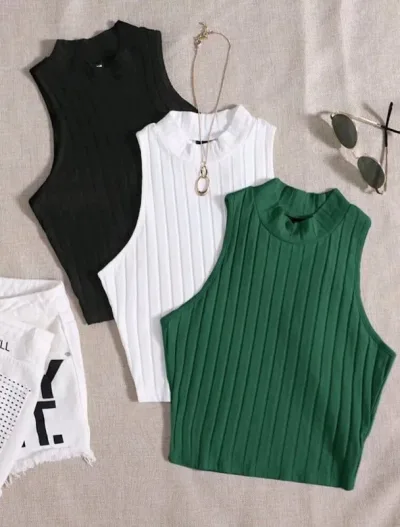 3 piezas de blusas para dama multicolor
