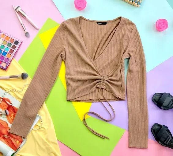 Blusa para dama color café