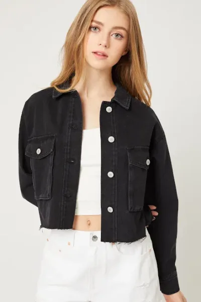 Jacket para dama color negro