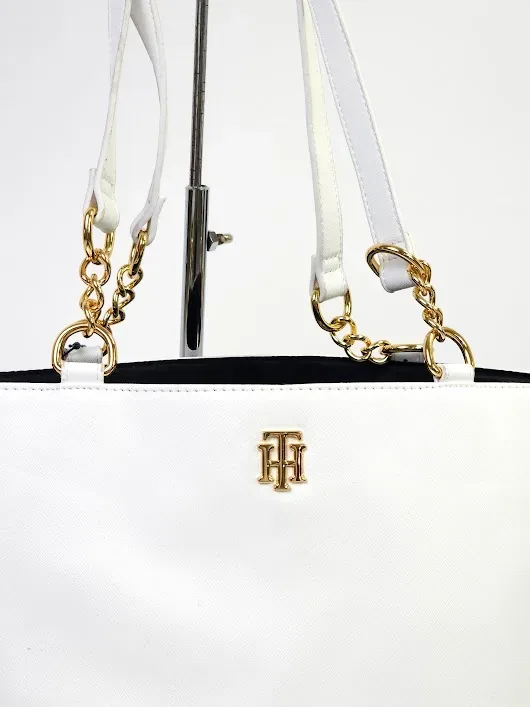BolsoTommy Hilfiger para dama color blanco