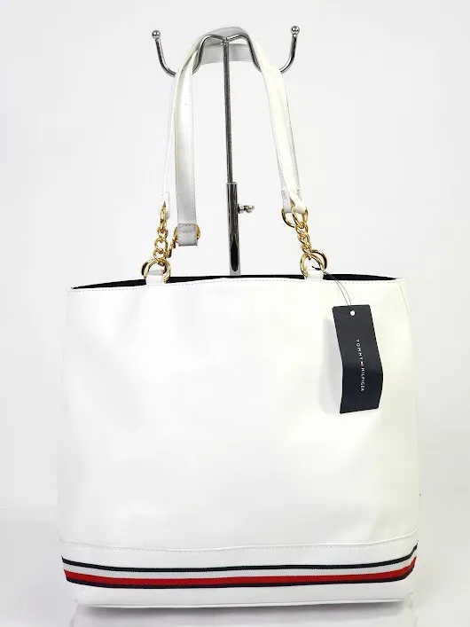 BolsoTommy Hilfiger para dama color blanco