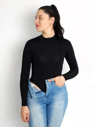 Body para dama color negro