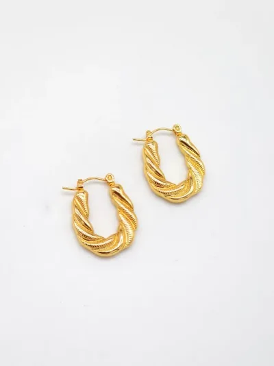 Argollas de Acero inoxidable para Dama