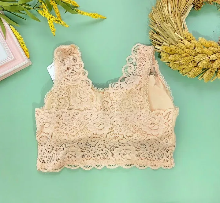 Bralette para dama color beige
