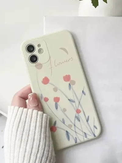 Funda para celular con diseño floral