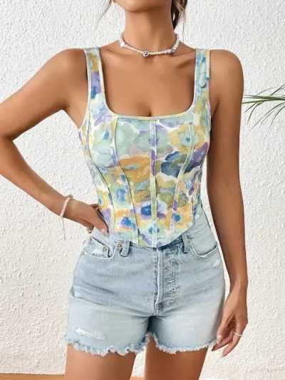 Blusa para dama multicolor