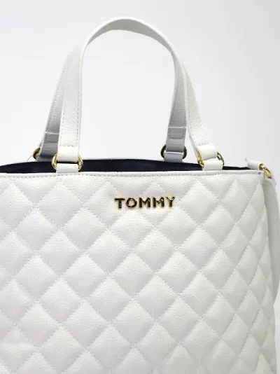 Bolso Tommy Hilfiger para dama color blanco
