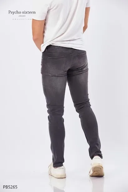Jeans PSYCHO SIXTEEN para caballero Slim Fit PB5265 color gris