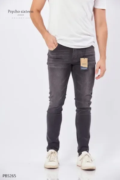 Jeans PSYCHO SIXTEEN para caballero Slim Fit PB5265 color gris
