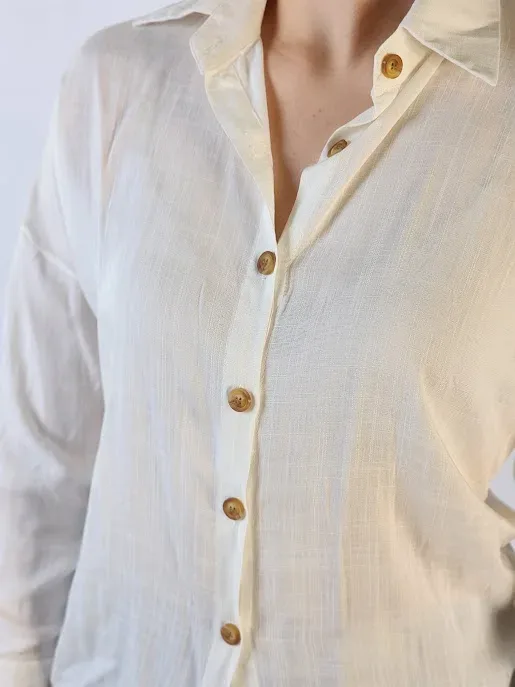 Camisa para dama color blanco