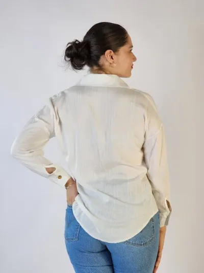 Camisa para dama color blanco