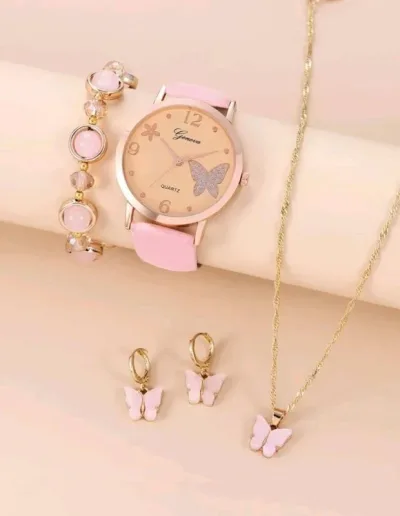 Reloj para dama color rosado