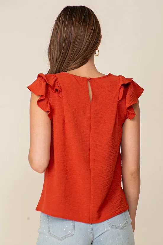 Blusa para Dama color terracota