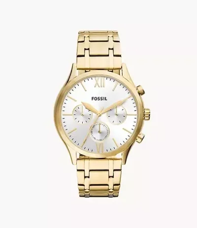 Reloj Fossil para caballero color dorado
