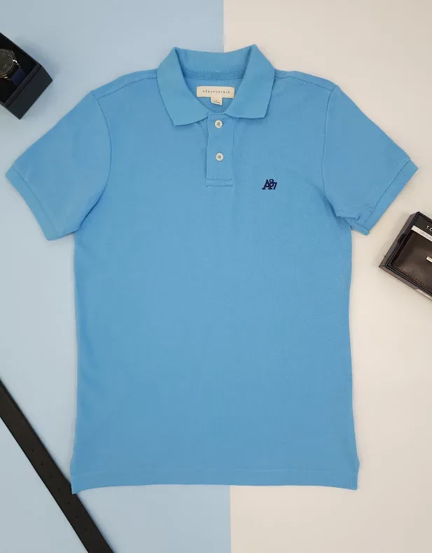 Camiseta Aeropostale para caballero color celeste