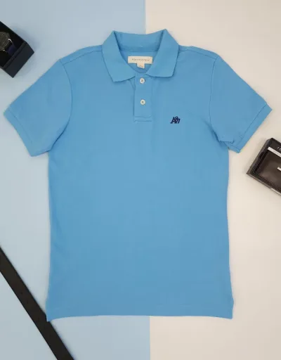 Camiseta Aeropostale para caballero color celeste