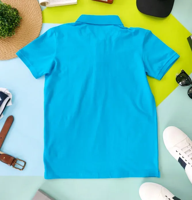 Camiseta Cambridge Polo Club para caballero color turquesa