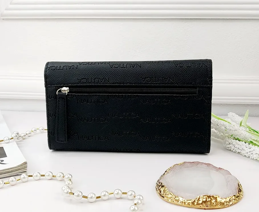 Cartera Naútica para dama color negro