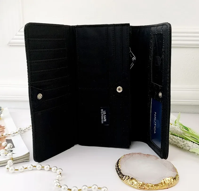 Cartera Naútica para dama color negro