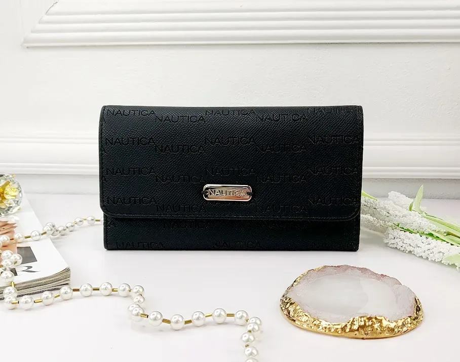 Cartera Naútica para dama color negro