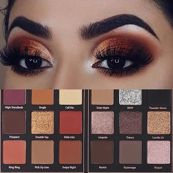 Paleta de sombras de ojos mate Pro, Supreme Seductress, Prism Makeup.