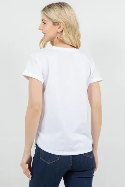 Blusa color Blanco para Dama