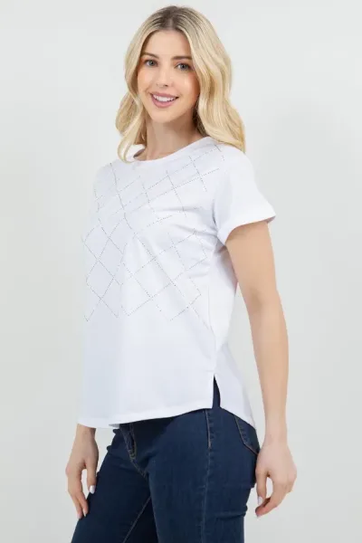 Blusa color Blanco para Dama