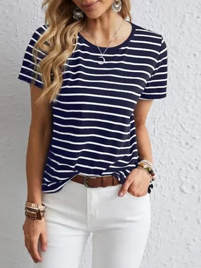 Blusa para dama diseño a rayas